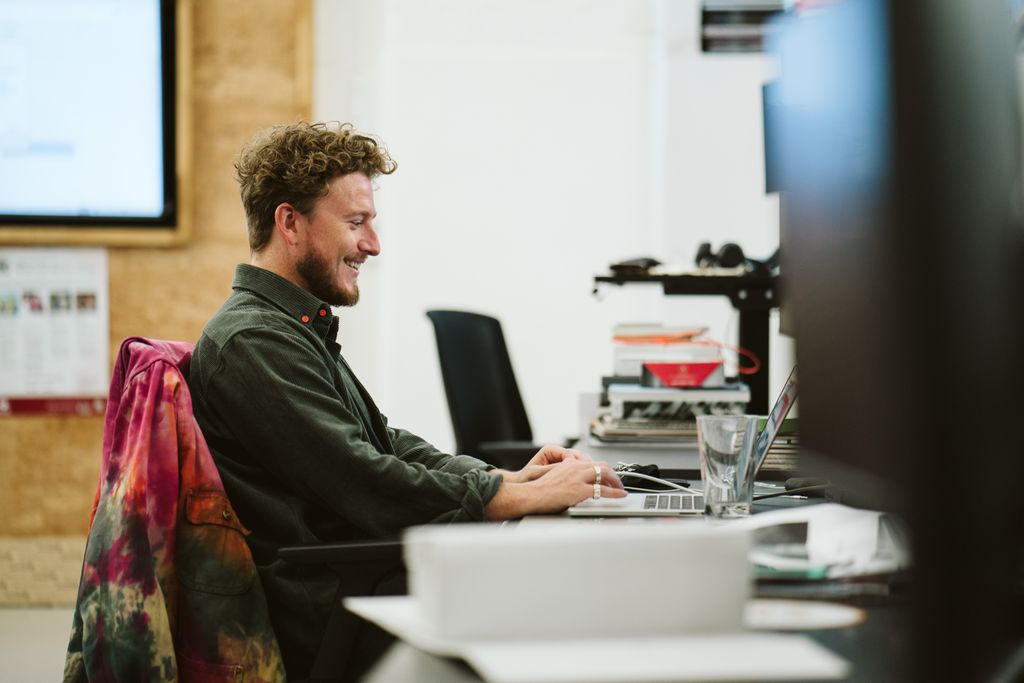 Man at computer